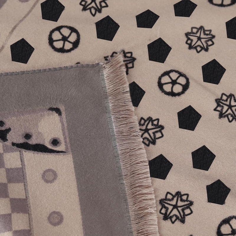 EXTREE Scarfs for Women Pashmina Silky Shawl Wrap for Evening Dressing Blanket Open Front Poncho Cape - Image 2